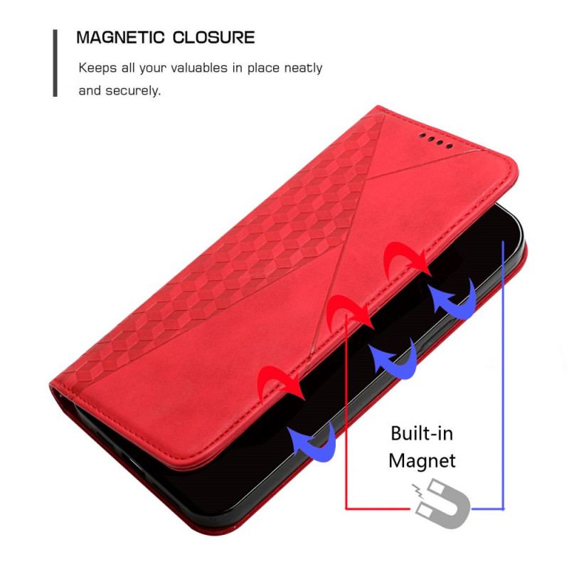 Cover Xiaomi Mi 11i 5G Flip Cover Geo Lædereffekt