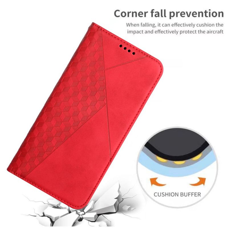 Cover Xiaomi Mi 11i 5G Flip Cover Geo Lædereffekt