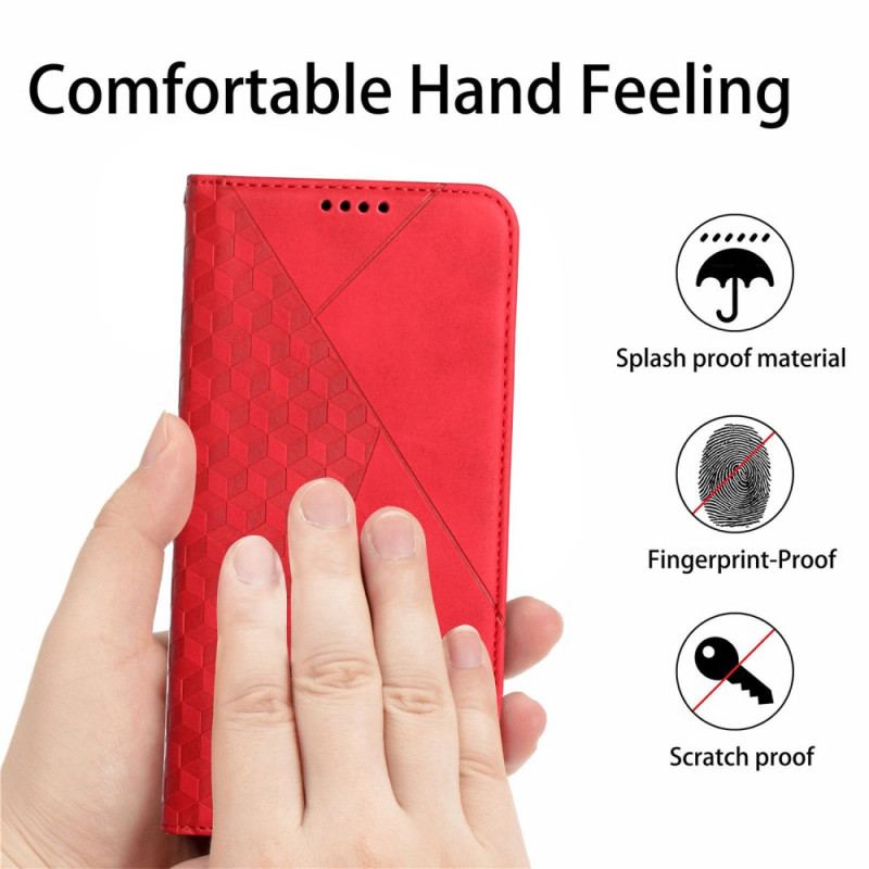 Cover Xiaomi Mi 11i 5G Flip Cover Geo Lædereffekt