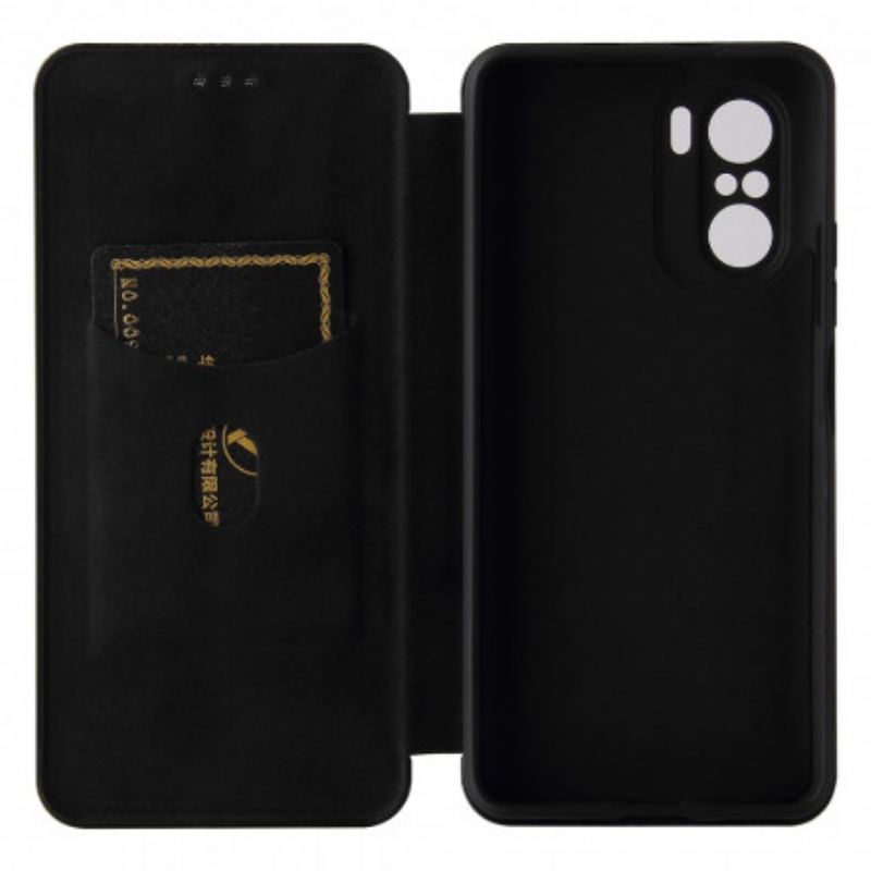 Cover Xiaomi Mi 11i 5G Flip Cover Kulfiber Med Støttering