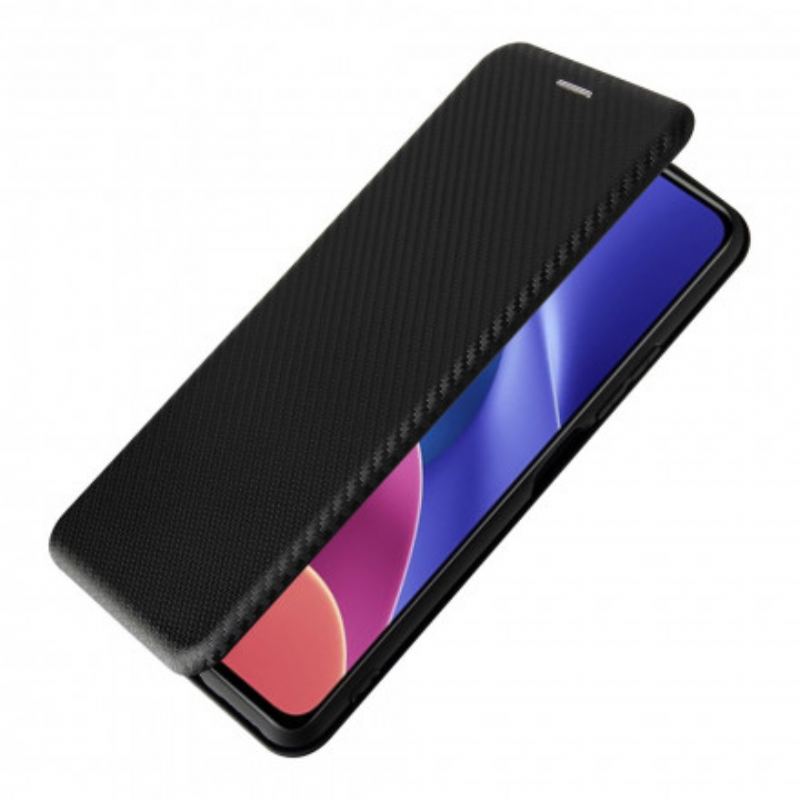 Cover Xiaomi Mi 11i 5G Flip Cover Kulfiber Med Støttering