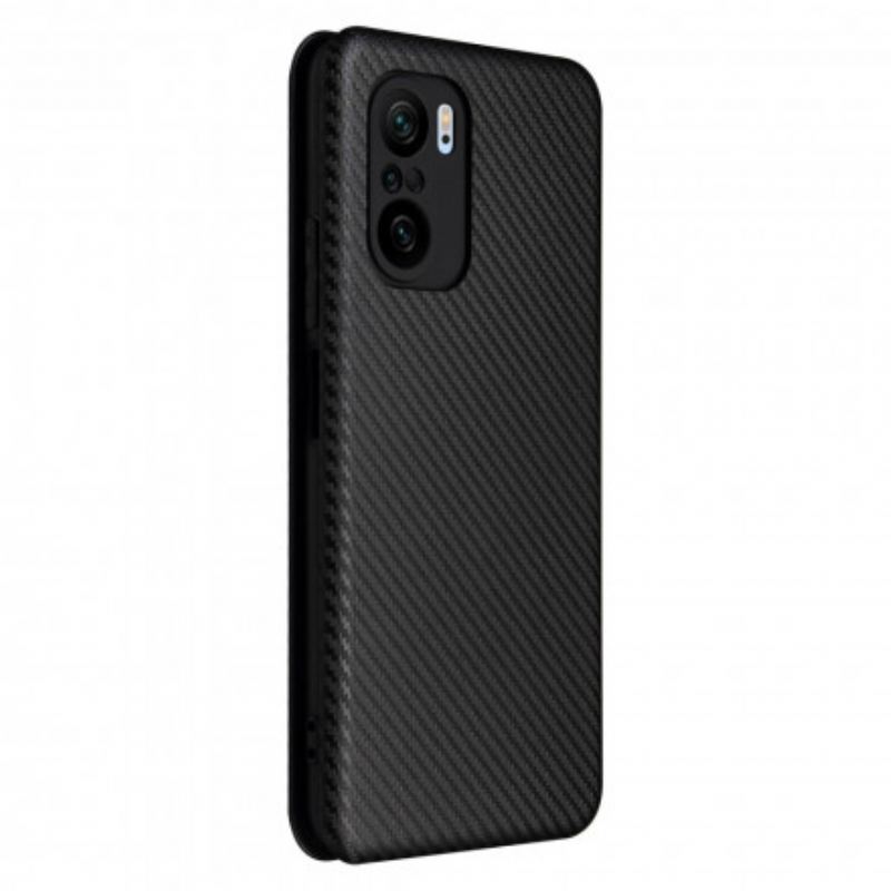 Cover Xiaomi Mi 11i 5G Flip Cover Kulfiber Med Støttering