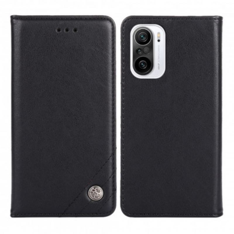 Cover Xiaomi Mi 11i 5G Flip Cover Stil Lædernitte