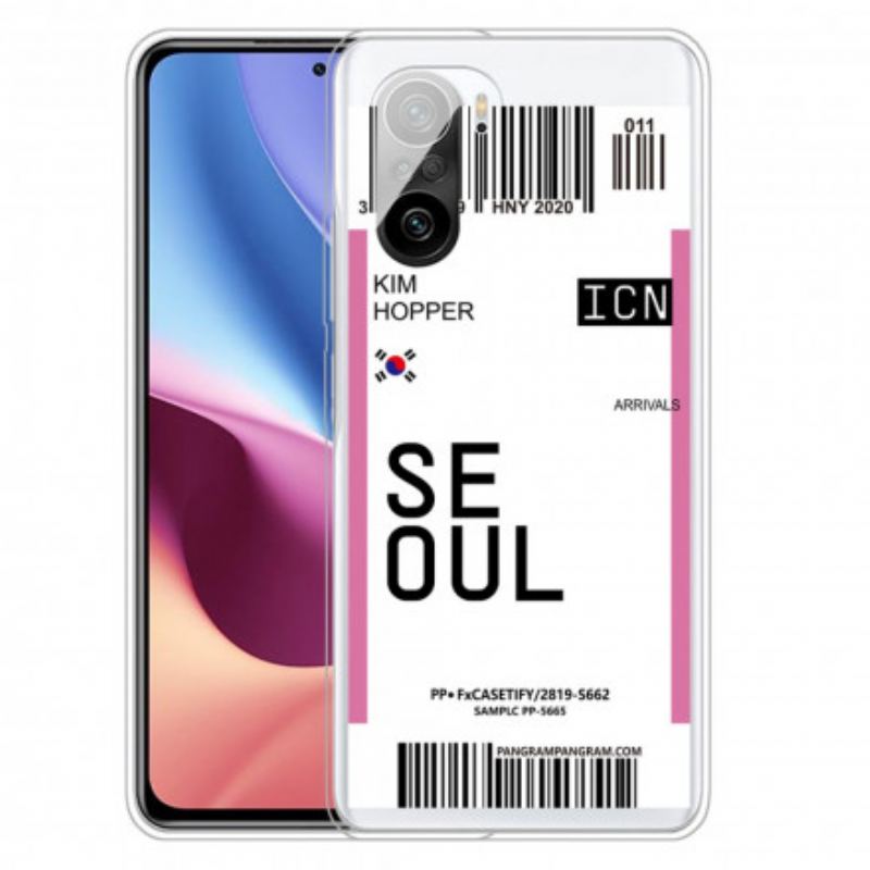 Cover Xiaomi Mi 11i 5G Seoul Boardingkort