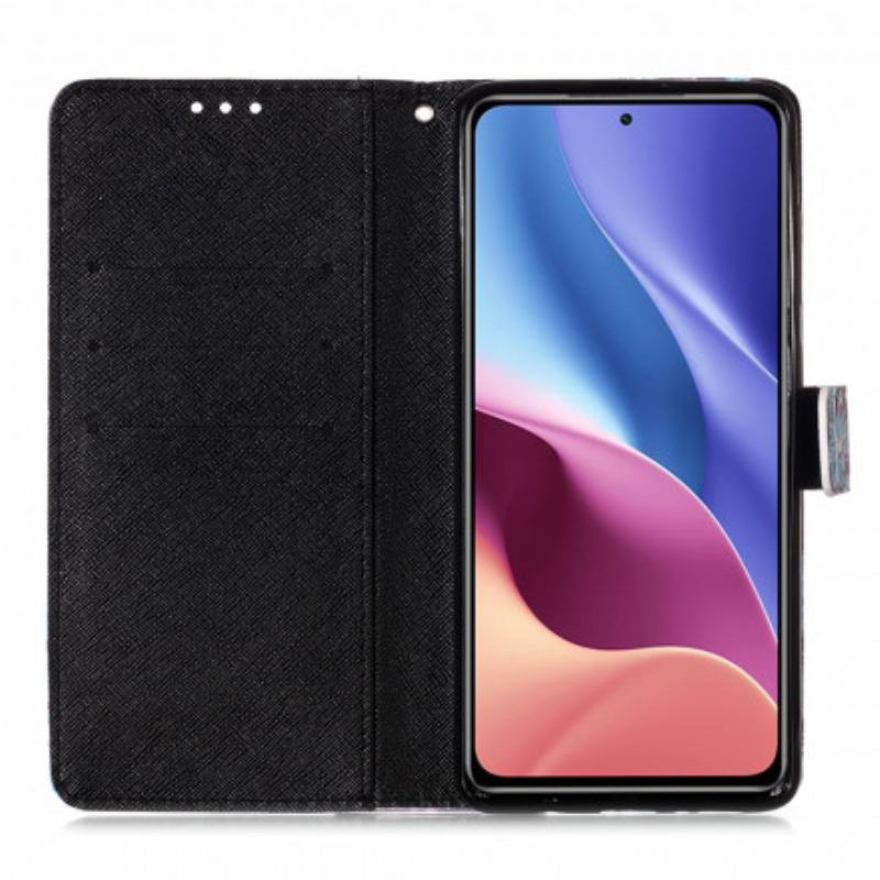 Flip Cover Xiaomi Mi 11i 5G Blomstrende Kranie