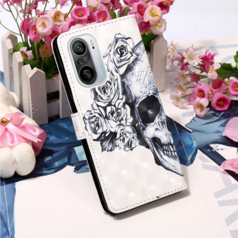 Flip Cover Xiaomi Mi 11i 5G Blomstrende Kranie