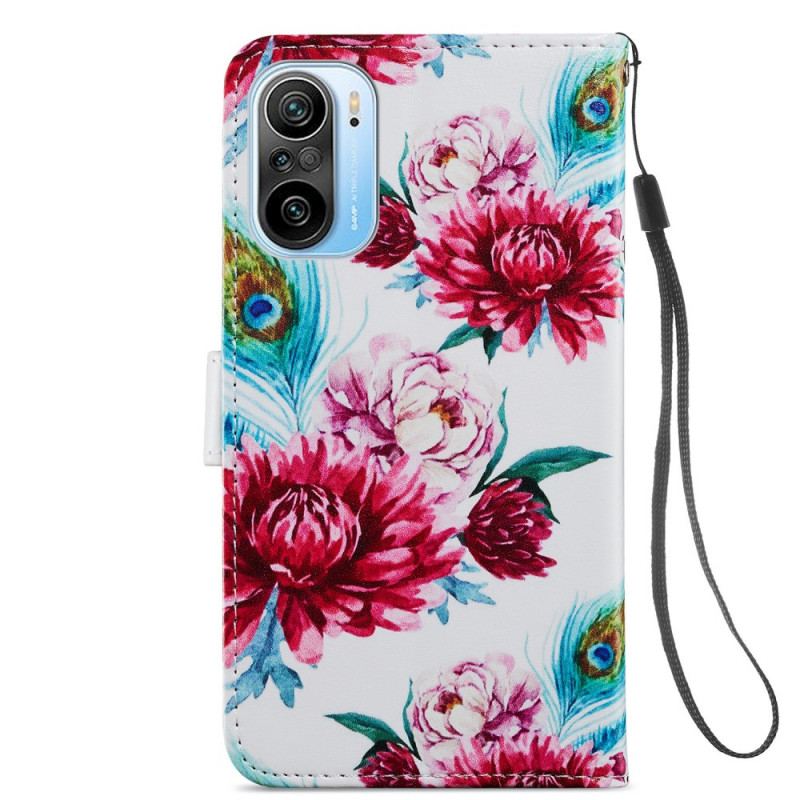 Flip Cover Xiaomi Mi 11i 5G Intense Blomster