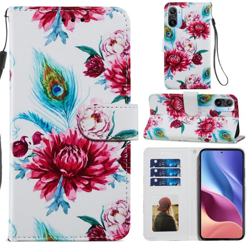 Flip Cover Xiaomi Mi 11i 5G Intense Blomster