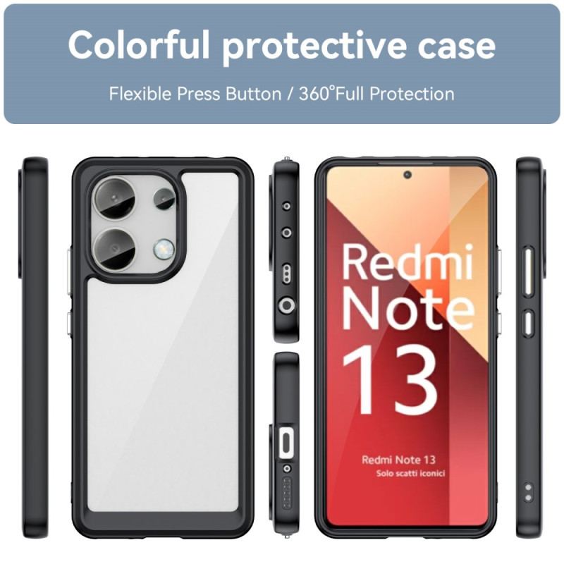 Cover Til Xiaomi Redmi Note 13 4g Hybridfarvede Kanter