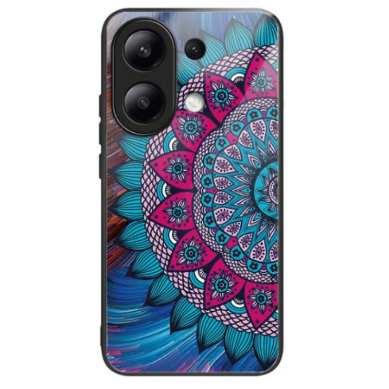 Cover Xiaomi Redmi Note 13 4g Mandala Hærdet Glas