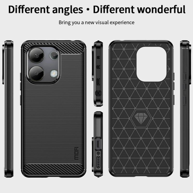 Cover Xiaomi Redmi Note 13 4g Mofi Børstet Kulfiber