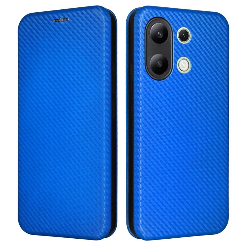 Flip Cover Til Xiaomi Redmi Note 13 4g Kulfiber