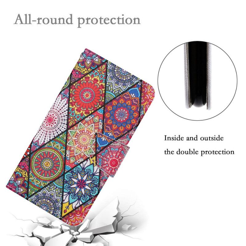 Flip Cover Til Xiaomi Redmi Note 13 4g Lanyard Totem