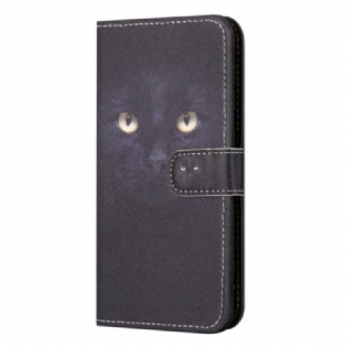 Flip Cover Til Xiaomi Redmi Note 13 4g Strappy Cat Eyes