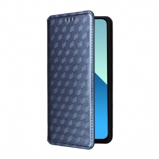 Flip Cover Xiaomi Redmi Note 13 4g 3d Diamanter