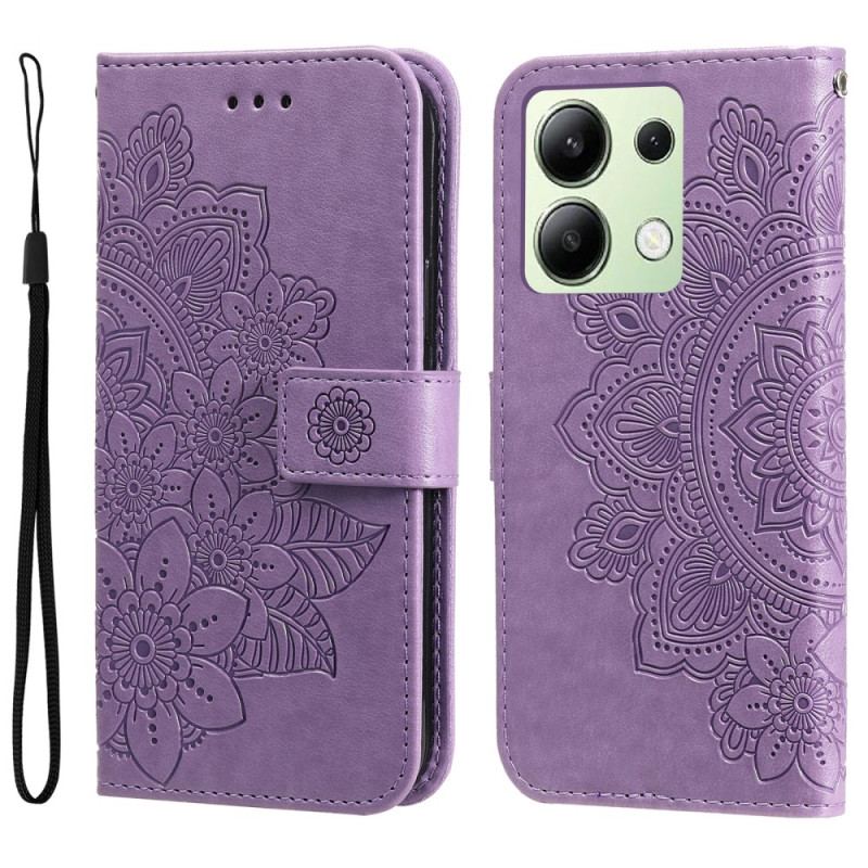 Flip Cover Xiaomi Redmi Note 13 4g Floral Strappy Style