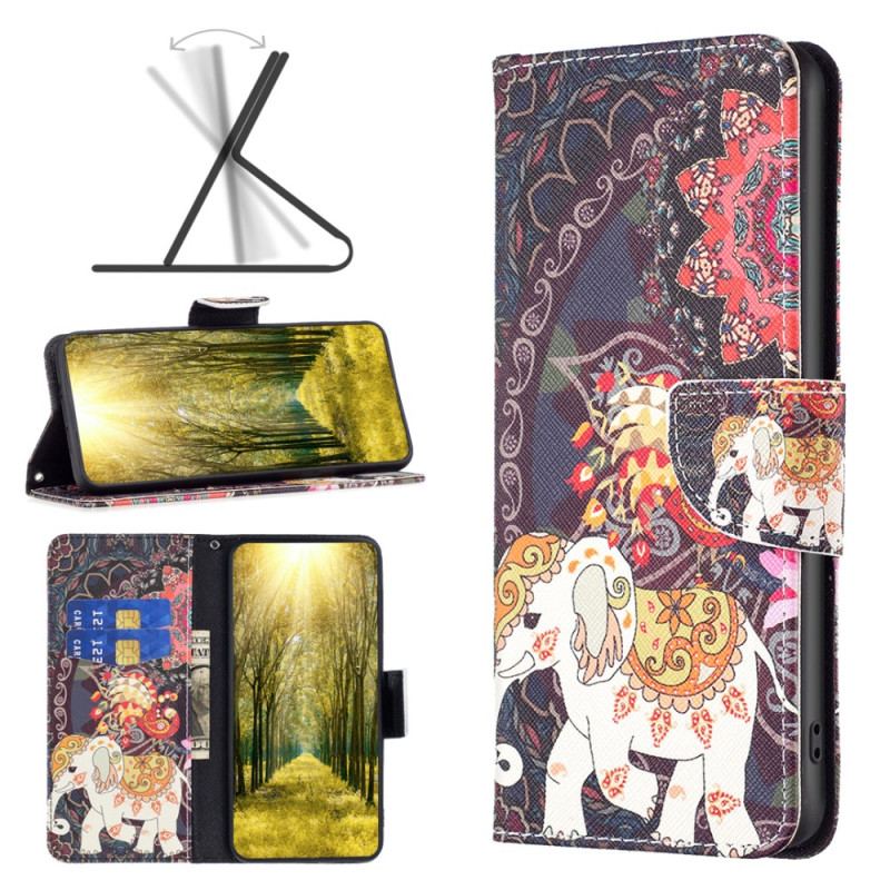 Flip Cover Xiaomi Redmi Note 13 4g Indisk Elefant