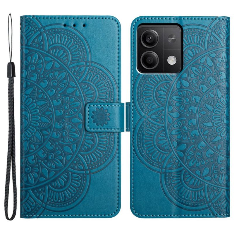 Flip Cover Xiaomi Redmi Note 13 4g Mandala Print Med Rem