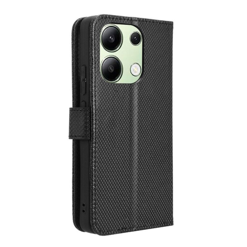 Flip Cover Xiaomi Redmi Note 13 4g Strappy Præget Tekstur