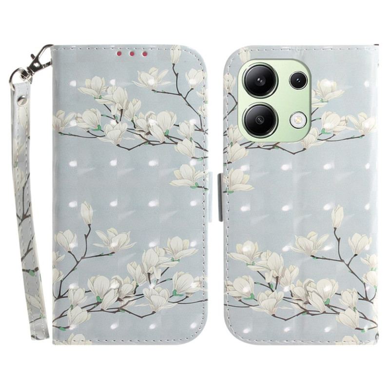 Flip Cover Xiaomi Redmi Note 13 4g Stribede Magnoliaer