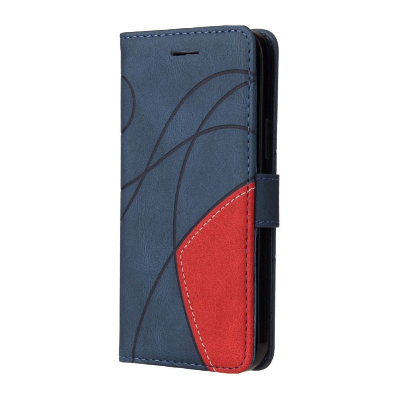 Flip Cover Xiaomi Redmi Note 13 4g Tofarvet Zig-zag