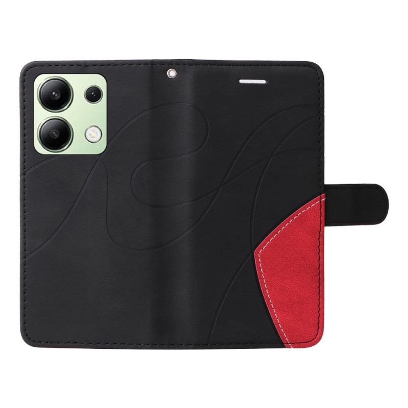 Flip Cover Xiaomi Redmi Note 13 4g Tofarvet Zig-zag