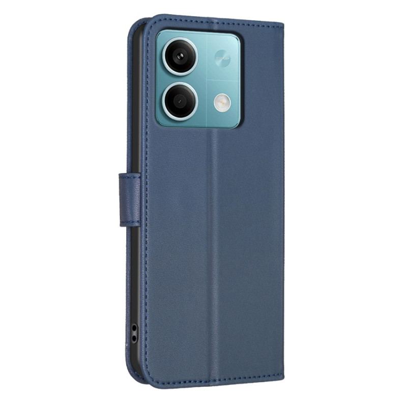 Læder Cover Xiaomi Redmi Note 13 4g Telefon Etui Kløver