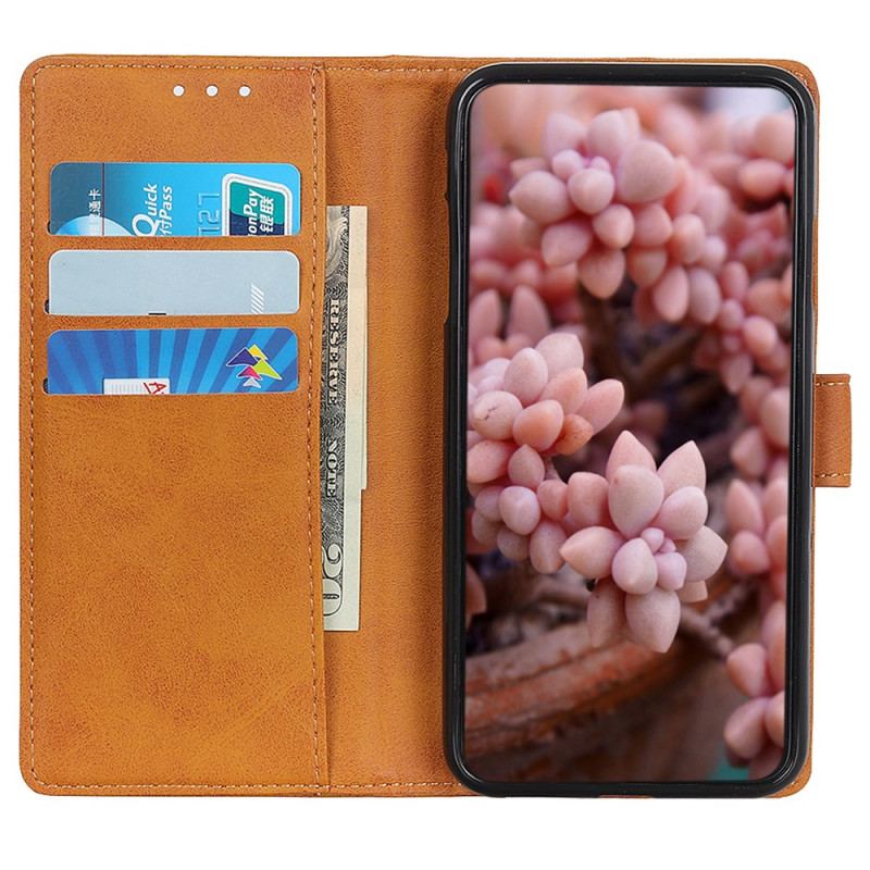 Læder Cover Xiaomi Redmi Note 13 4g Telefon Etui Mat Kunstlæder