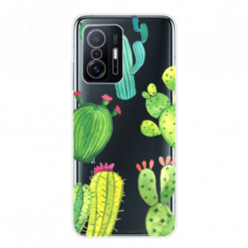 Cover Xiaomi 11T / 11T Pro Akvarel Kaktusser