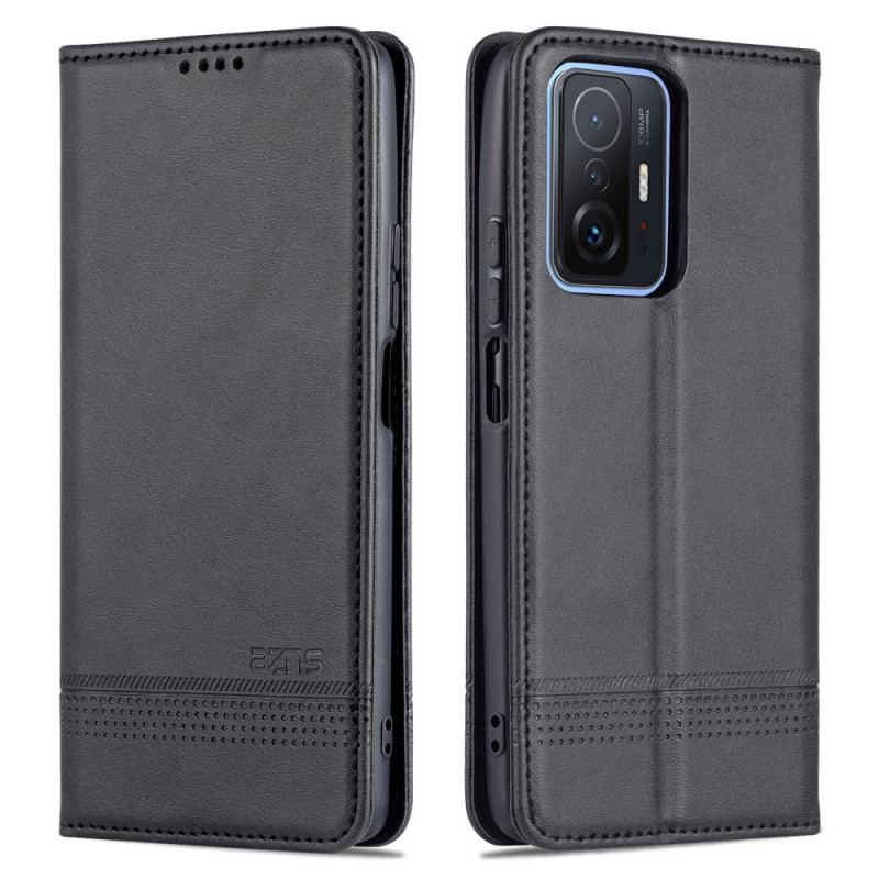 Cover Xiaomi 11T / 11T Pro Flip Cover Azns Imiteret Læder