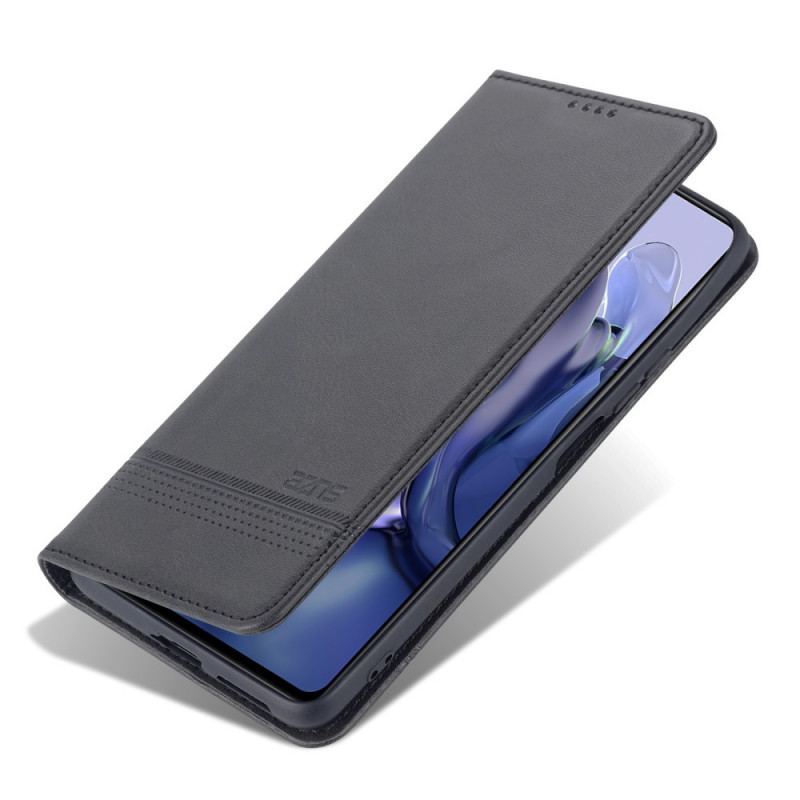 Cover Xiaomi 11T / 11T Pro Flip Cover Azns Imiteret Læder