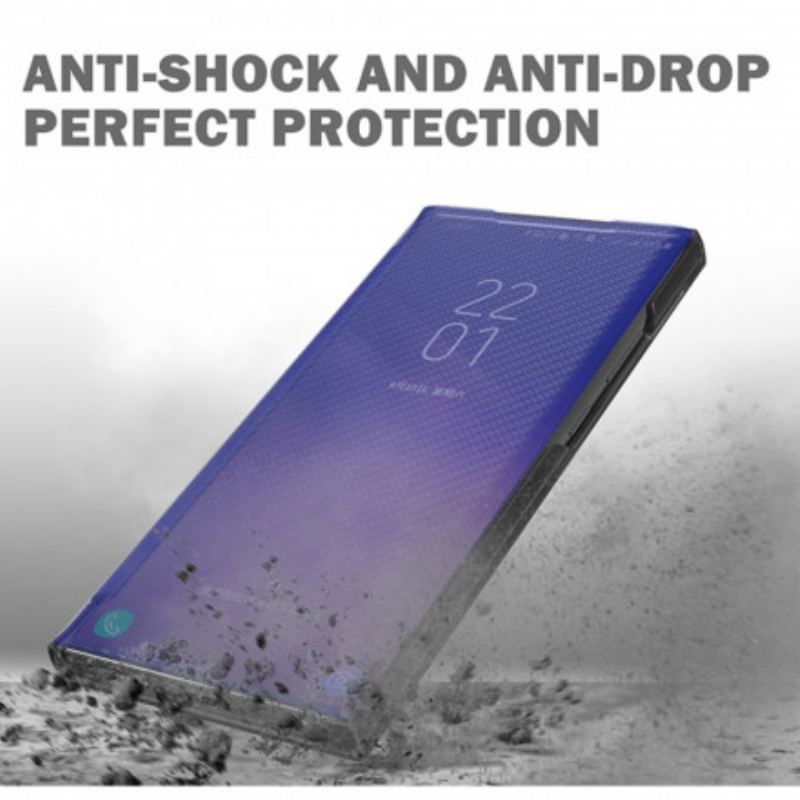 Cover Xiaomi 11T / 11T Pro Flip Cover Gennemskinnelig Kulfiber