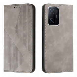 Cover Xiaomi 11T / 11T Pro Flip Cover Læderstil S-design