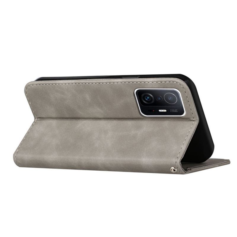 Cover Xiaomi 11T / 11T Pro Flip Cover Læderstil S-design