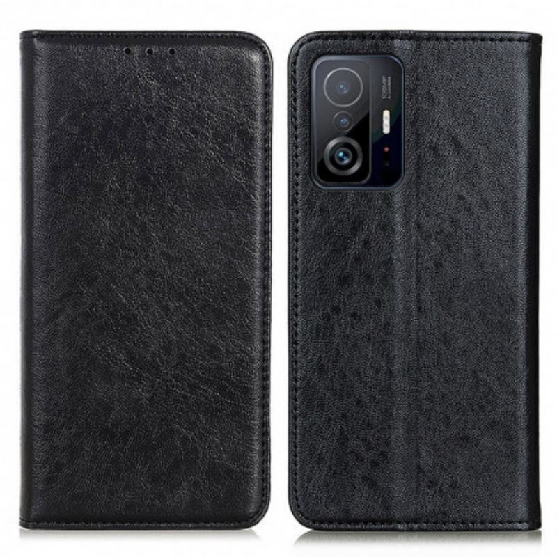 Cover Xiaomi 11T / 11T Pro Flip Cover Split Læder Tekstur