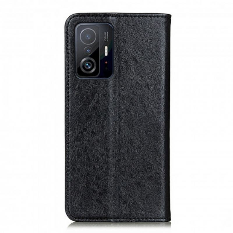 Cover Xiaomi 11T / 11T Pro Flip Cover Split Læder Tekstur