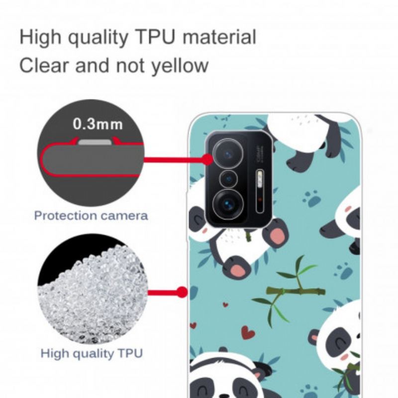 Cover Xiaomi 11T / 11T Pro Flok Pandaer