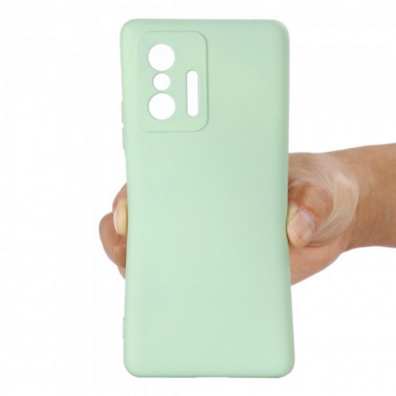 Cover Xiaomi 11T / 11T Pro Flydende Silikone Med Snor