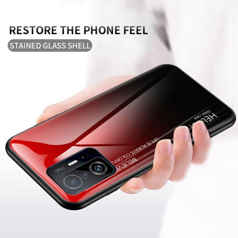 Cover Xiaomi 11T / 11T Pro Hærdet Glas Hej