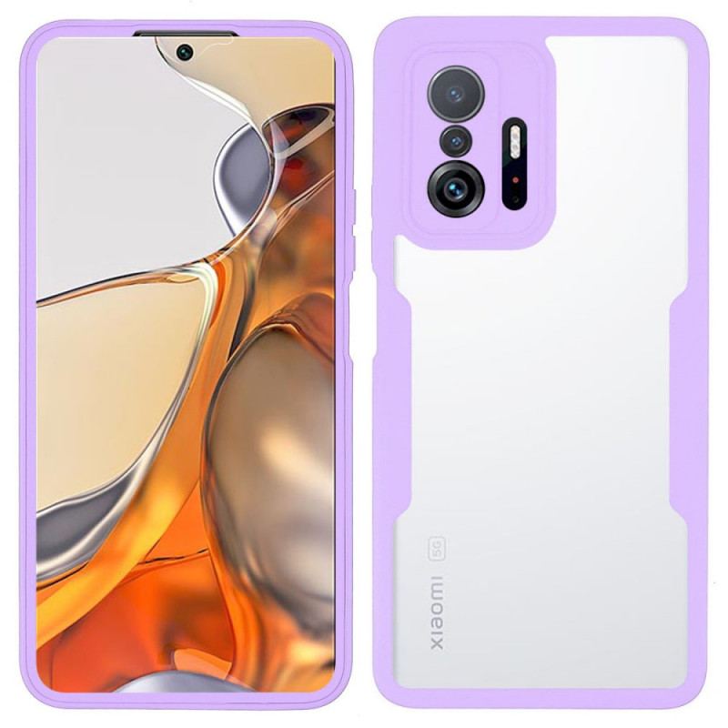 Cover Xiaomi 11T / 11T Pro Hybrid Med Skrå Kant