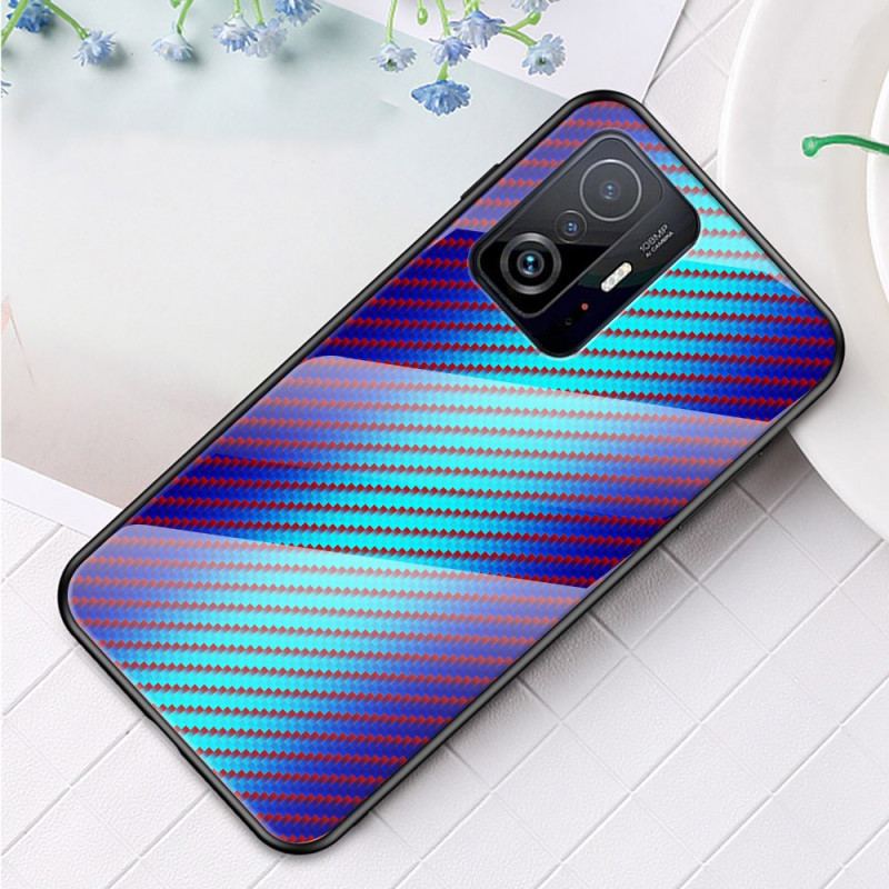 Cover Xiaomi 11T / 11T Pro Kulfiber Hærdet Glas