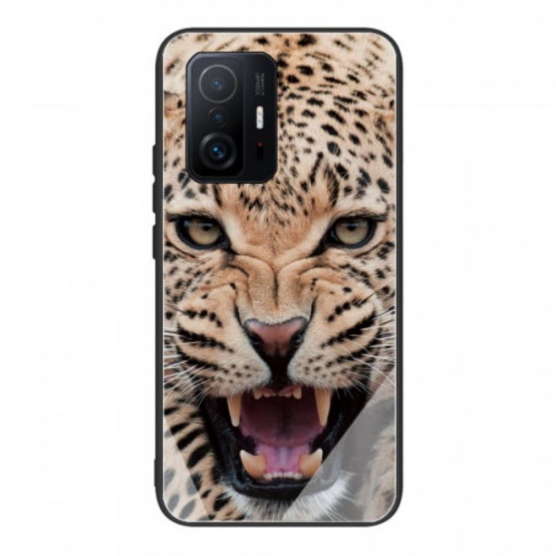 Cover Xiaomi 11T / 11T Pro Leopard Hærdet Glas