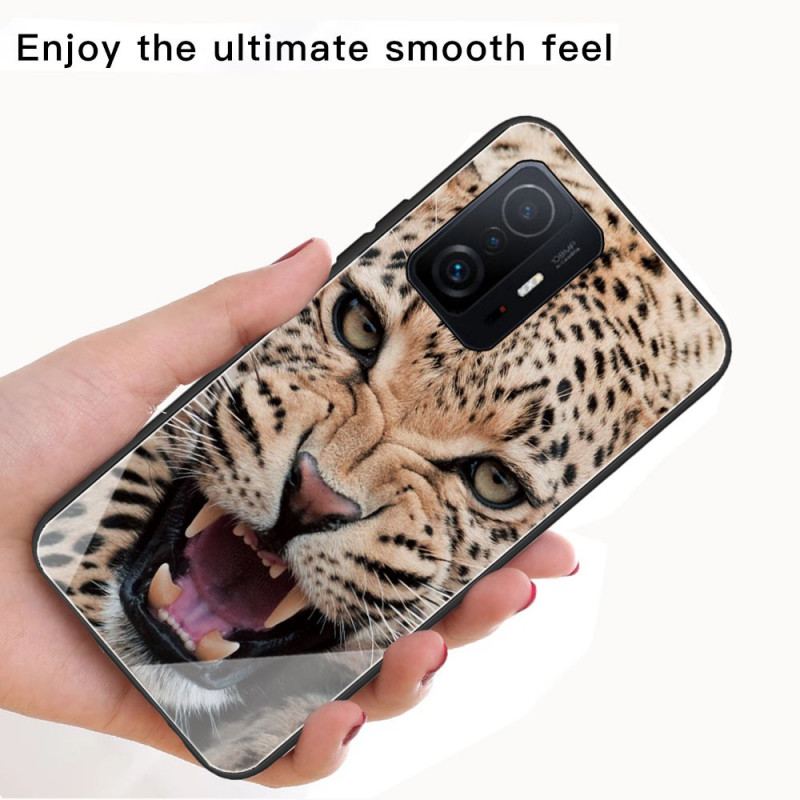 Cover Xiaomi 11T / 11T Pro Leopard Hærdet Glas