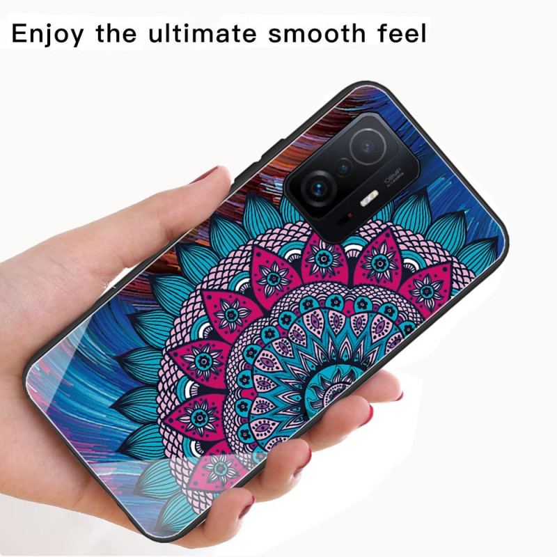 Cover Xiaomi 11T / 11T Pro Mandala Hærdet Glas