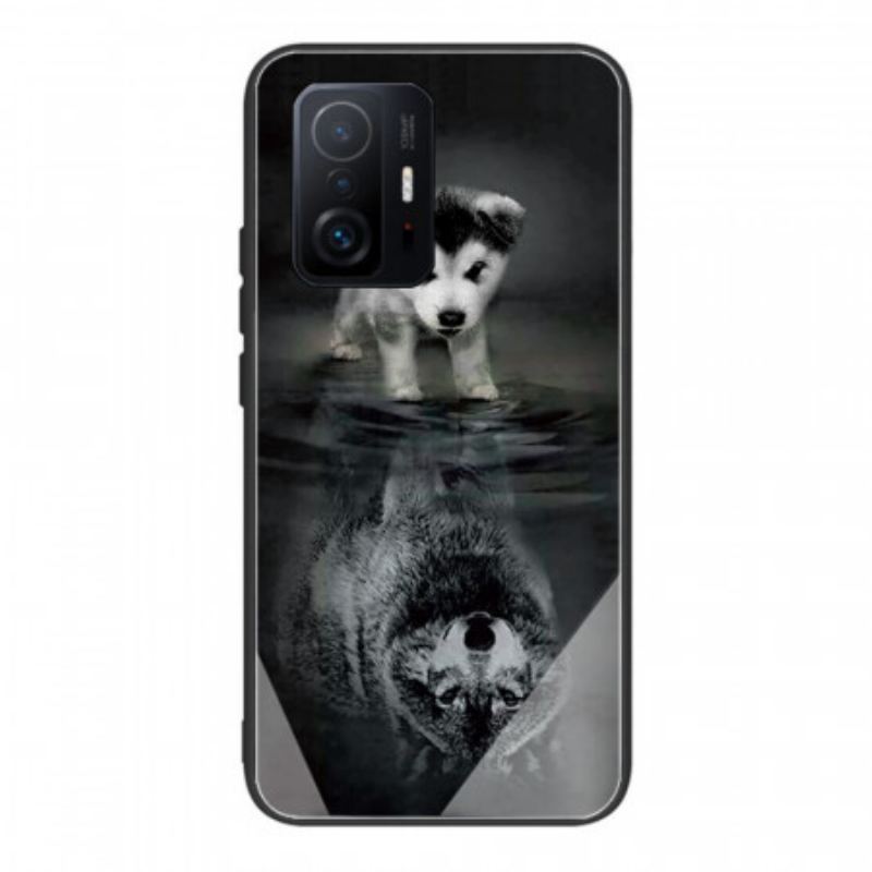 Cover Xiaomi 11T / 11T Pro Puppy Dream Hærdet Glas