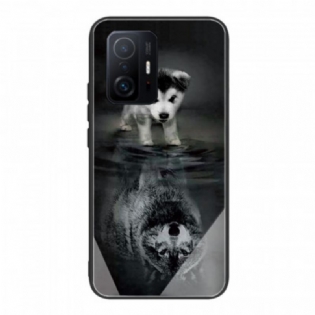 Cover Xiaomi 11T / 11T Pro Puppy Dream Hærdet Glas