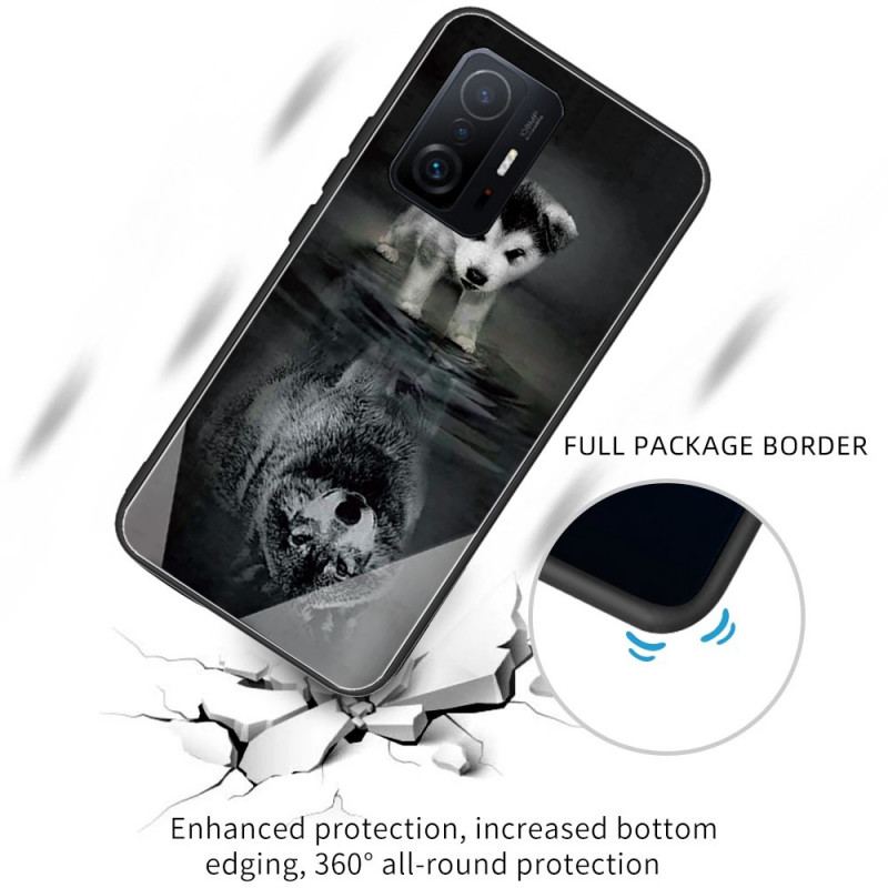 Cover Xiaomi 11T / 11T Pro Puppy Dream Hærdet Glas