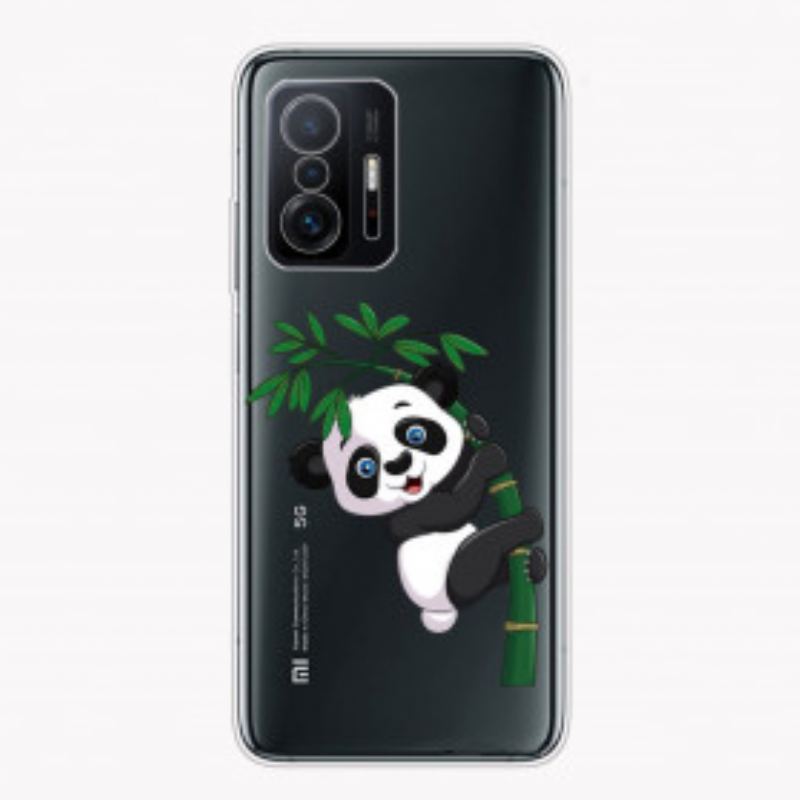 Cover Xiaomi 11T / 11T Pro Sømløs Panda På Bambus