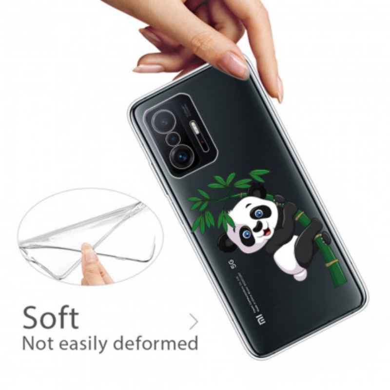 Cover Xiaomi 11T / 11T Pro Sømløs Panda På Bambus