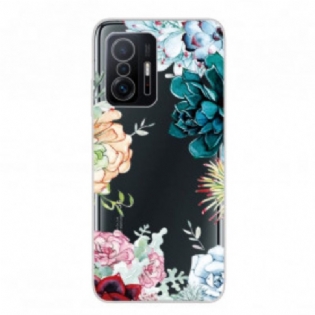 Cover Xiaomi 11T / 11T Pro Sømløse Akvarelblomster